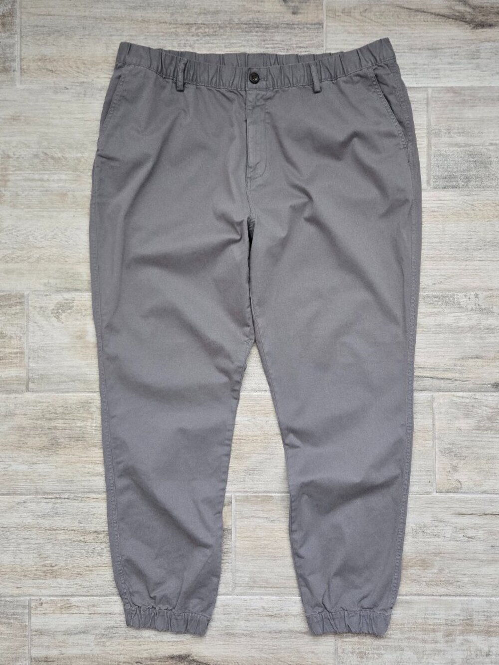 BearBottom Jogger Pants Mens Sage Green Cinch Waist Stretch Material XXXL
